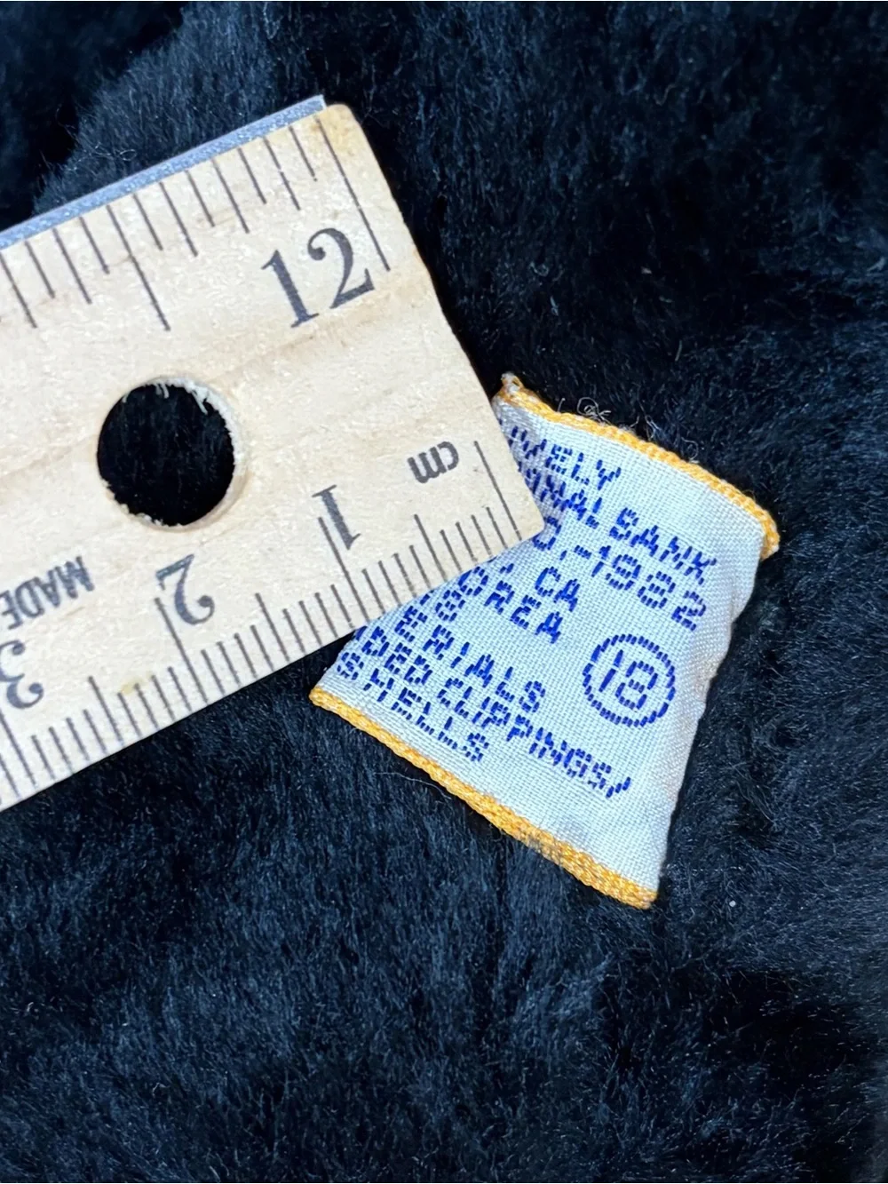 Vintage Dakin Black Bear Coco Bear Cub Plush With Tag 1982